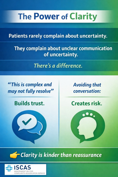 The power of clarity infographic